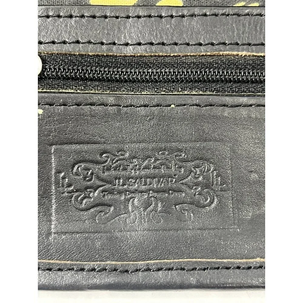 J.L. SALDIVAR hand Tooled Leather Black